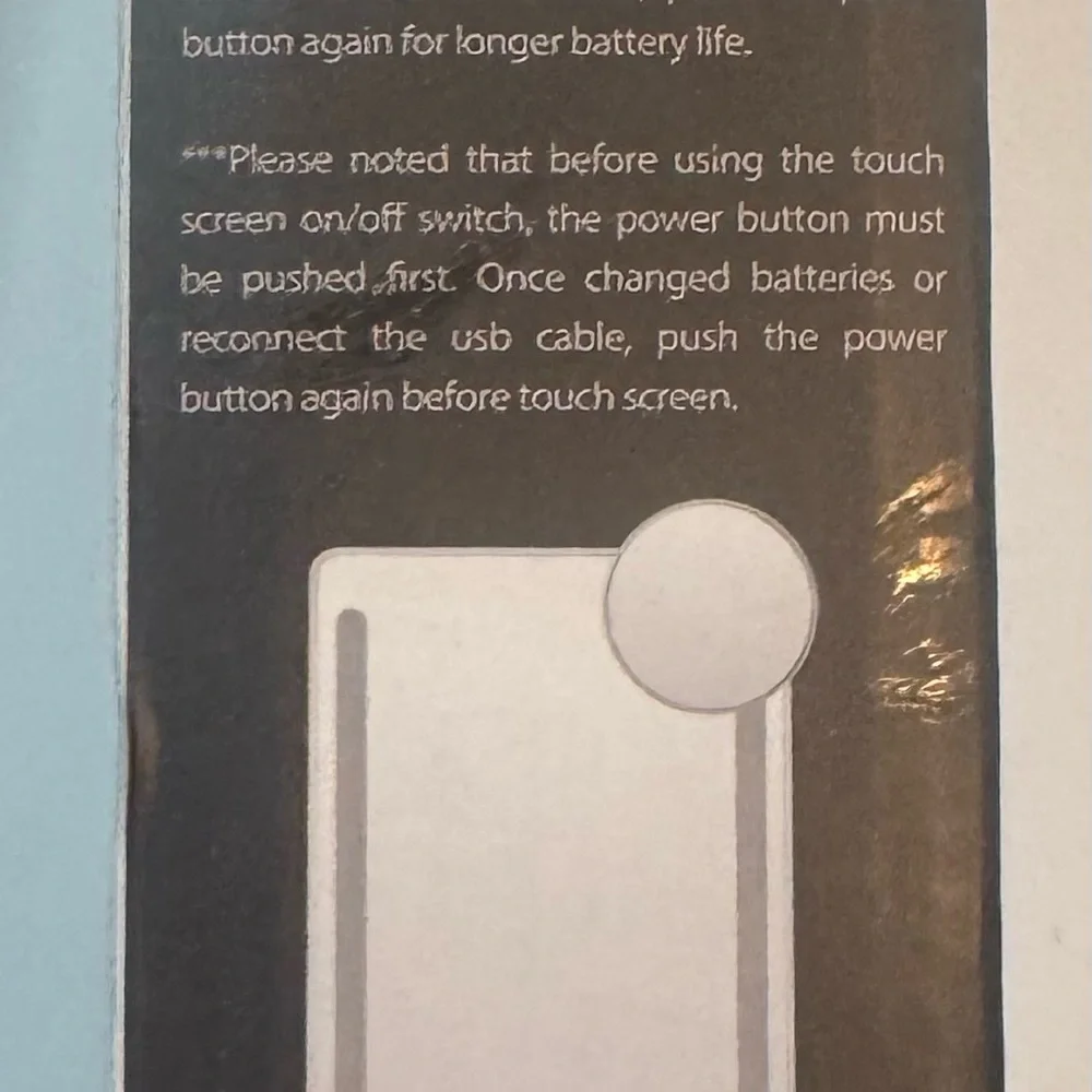 Illuminated Touch Sensor Makeup Mirror - Silver